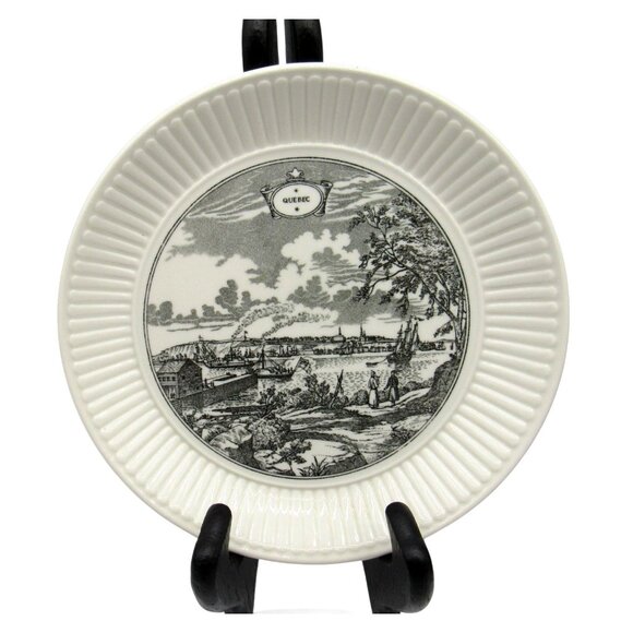 WEDGWOOD Canada Quebec And Niagara Falls Vintage Plates Made in England - Picture 4 of 12